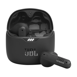 JBL Tune Flex - Black - True wireless Noise Cancelling earbuds - Hero